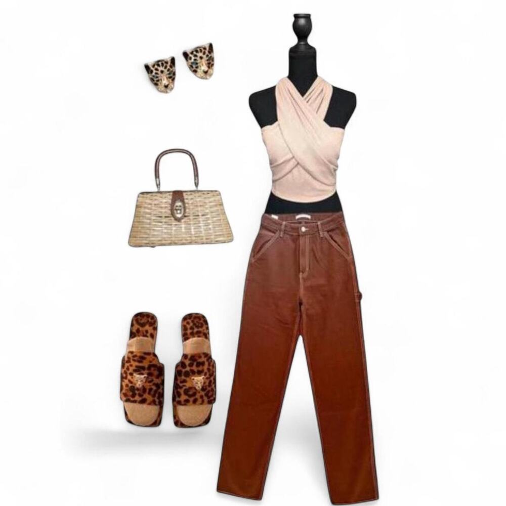 PacSun Brown 90s Boyfriend Carpenter Jeans High Rise Women’s 25